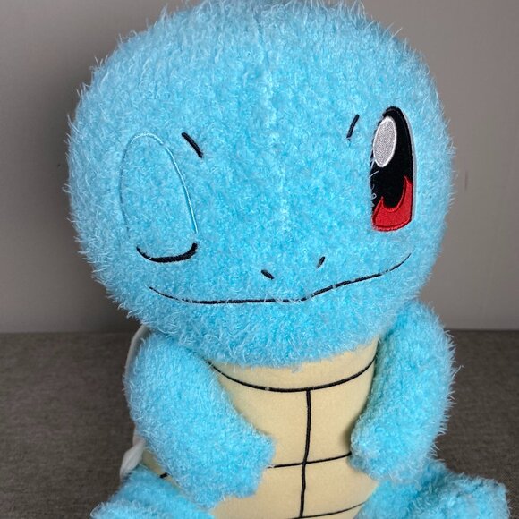 Pokémon Sleepy Squirtle Plush Toy Relaxing Time Good Night Bandai Spirits NWT - Picture 1 of 12